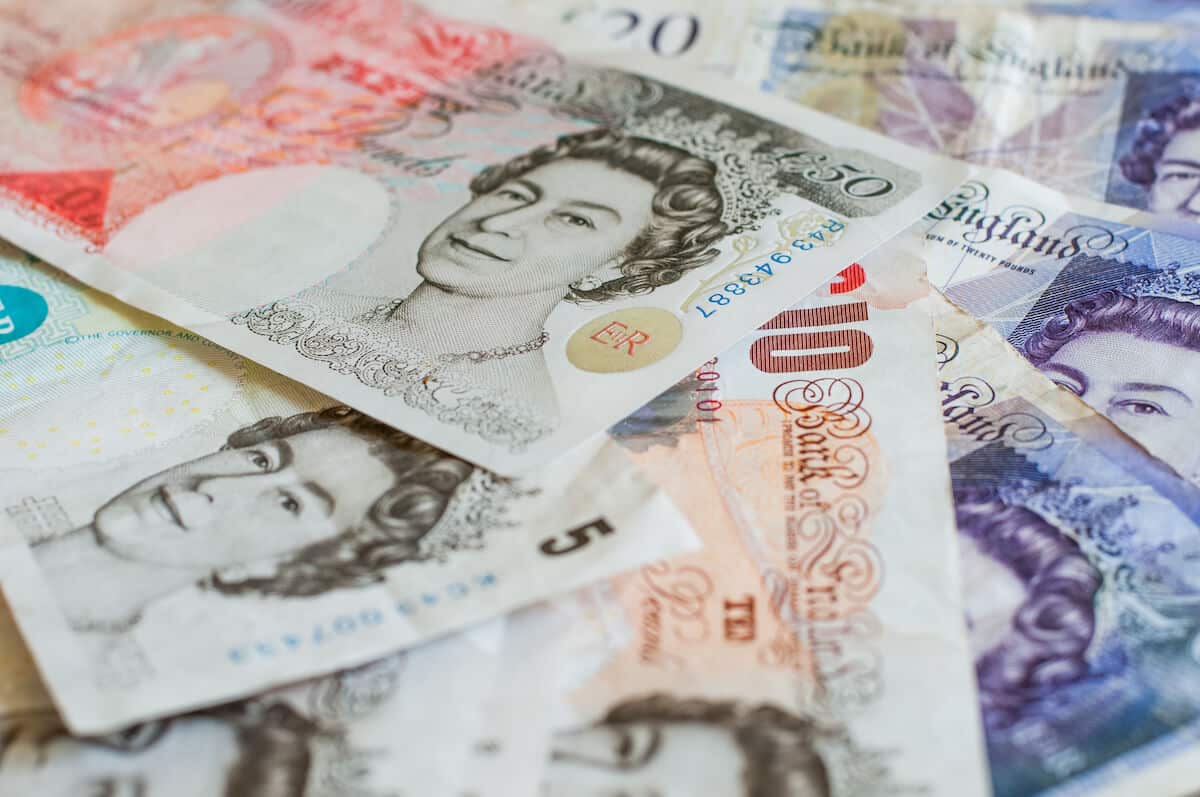 close-up-shot-of-British-bills